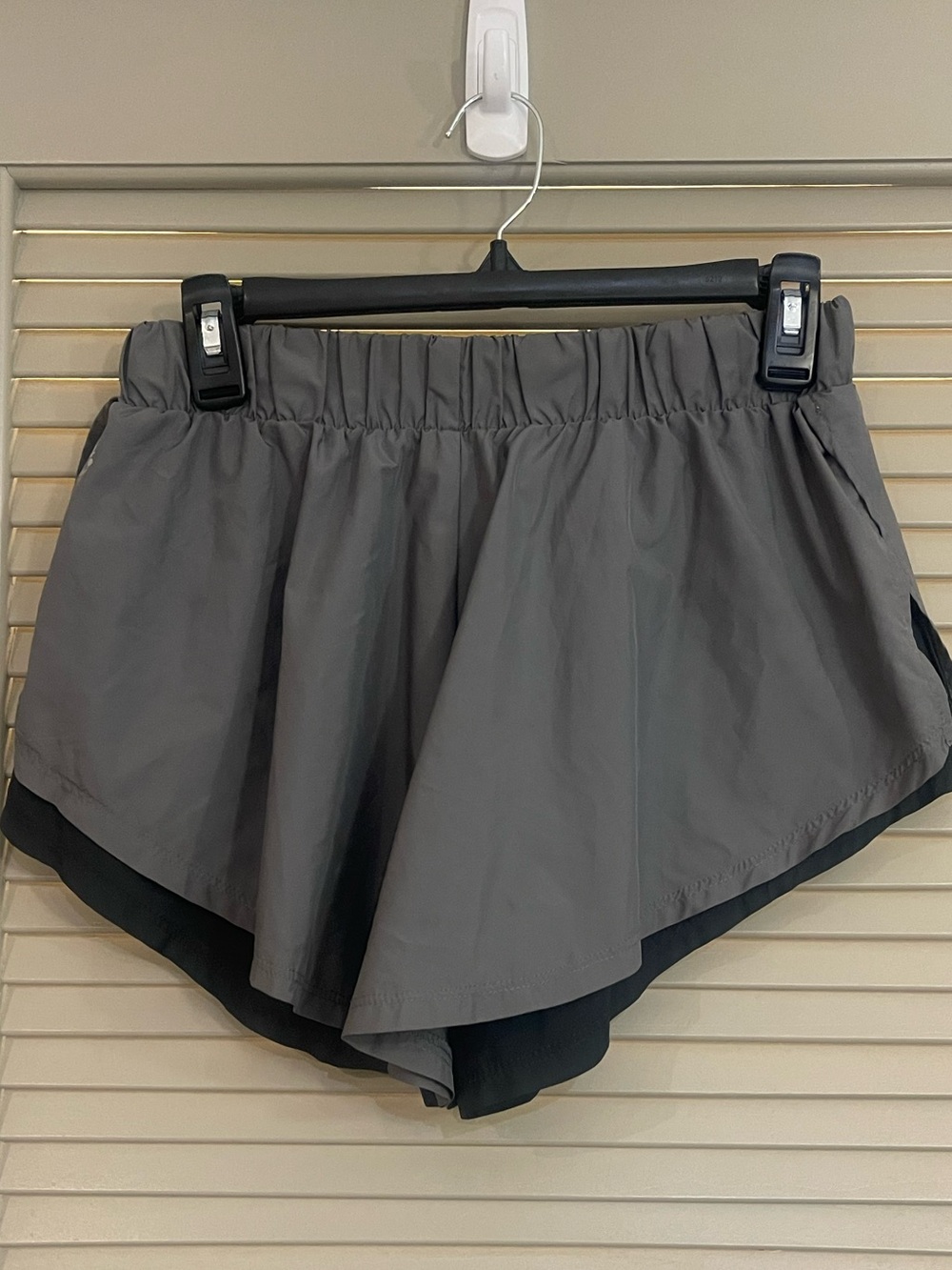 Free People Movement Women’s Gray Layered Athletic Shorts
